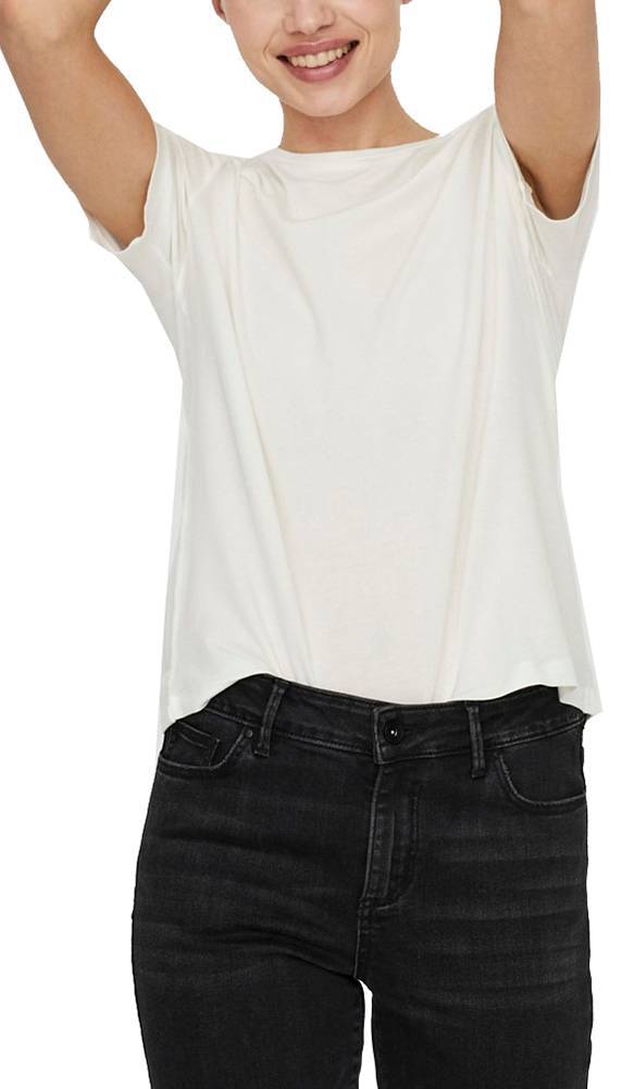 VERO MODA T-SHIRT VERO MODA VMAVA 10243880 ΛΕΥΚΟ