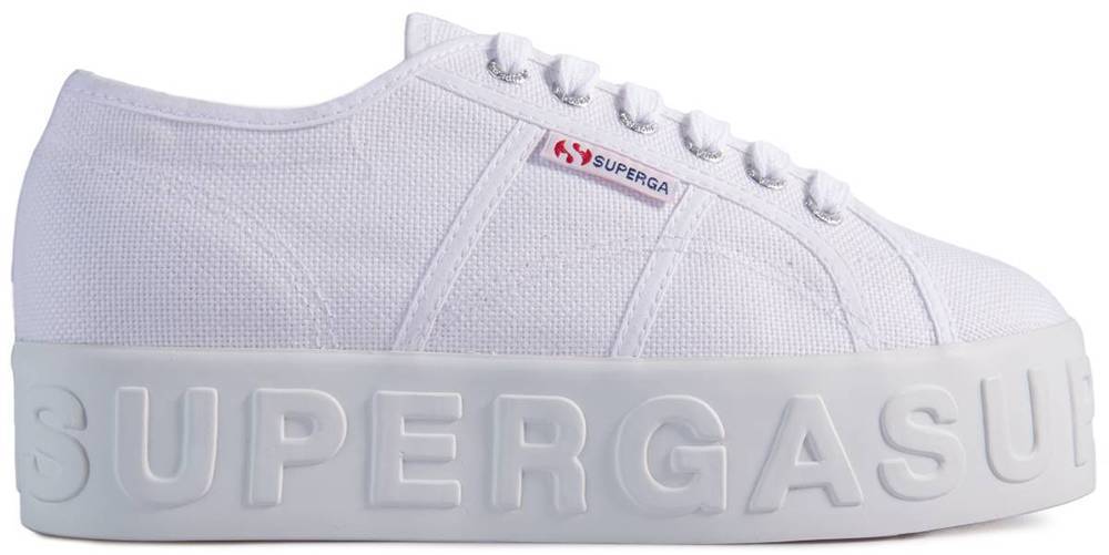 SUPERGA ΠΑΠΟΥΤΣΙ SUPERGA 2790 3D LETTERING S71183W ΛΕΥΚΟ