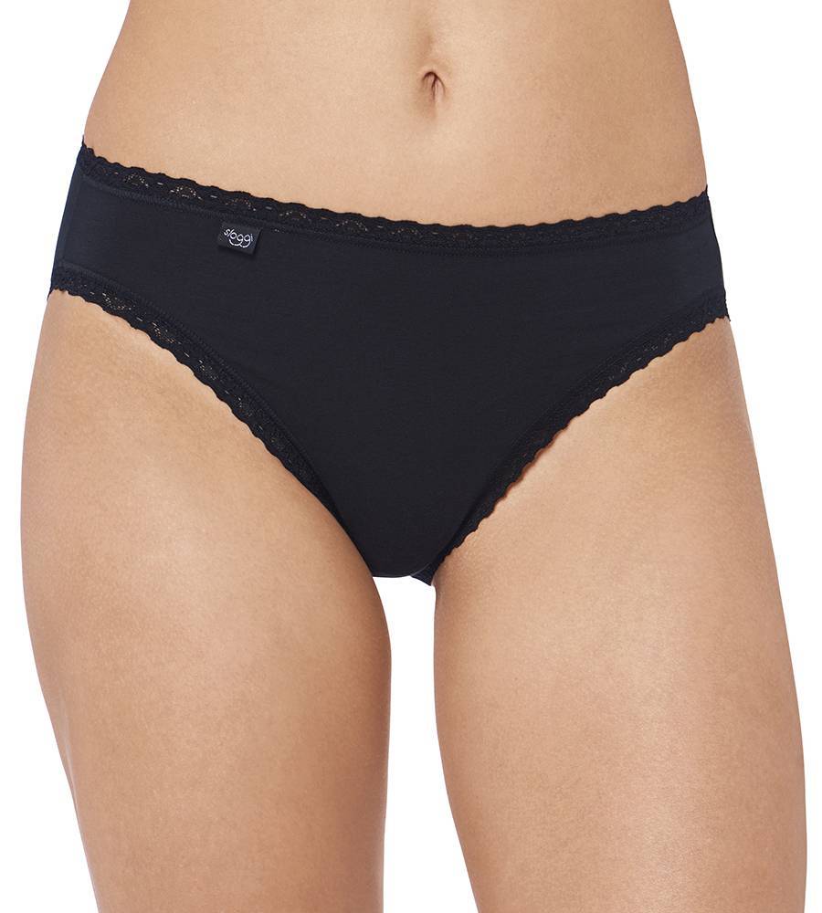 ΣΛΙΠΑΚΙ SLOGGI 24/7 COTTON LACE TAI ΜΑΥΡΟ 3ΤΜΧ