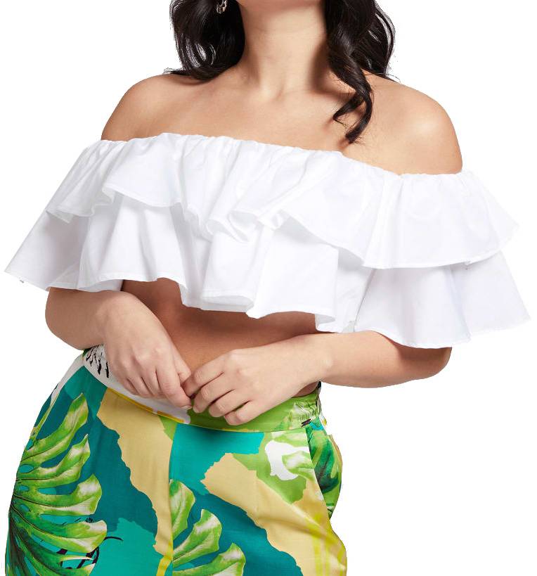 GUESS TOP GUESS PIPPA W1GH0KWDXM0 ΛΕΥΚΟ