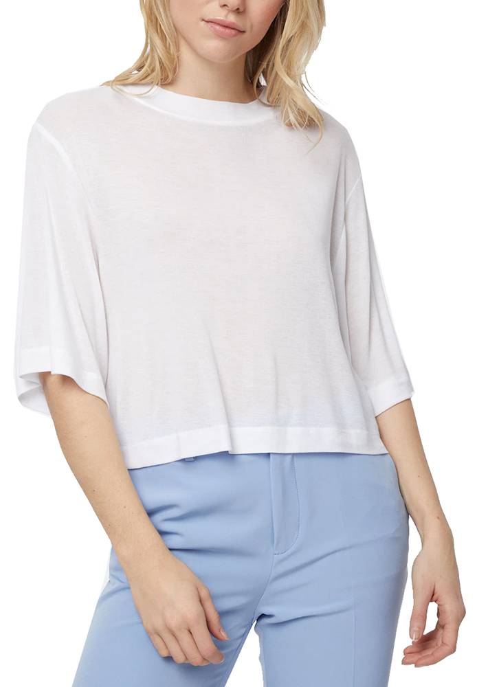 GUESS CROP TOP GUESS VILDAN W1RP69KAET2 ΛΕΥΚΟ