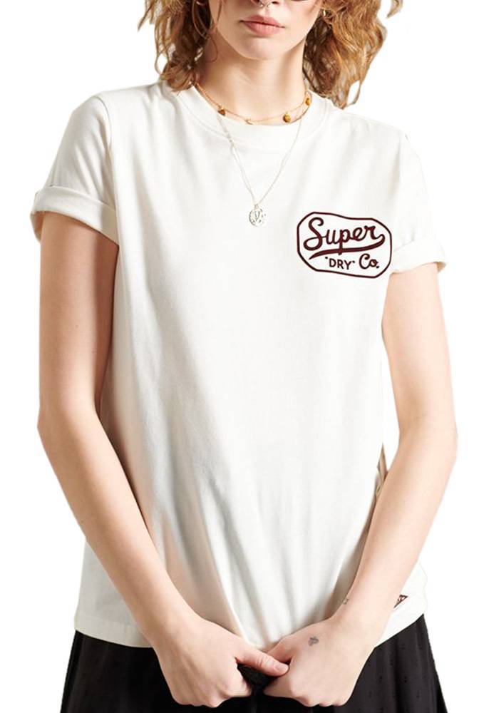 SUPERDRY T-SHIRT SUPERDRY WORKWEAR GRAPHIC W1010423A ΕΚΡΟΥ