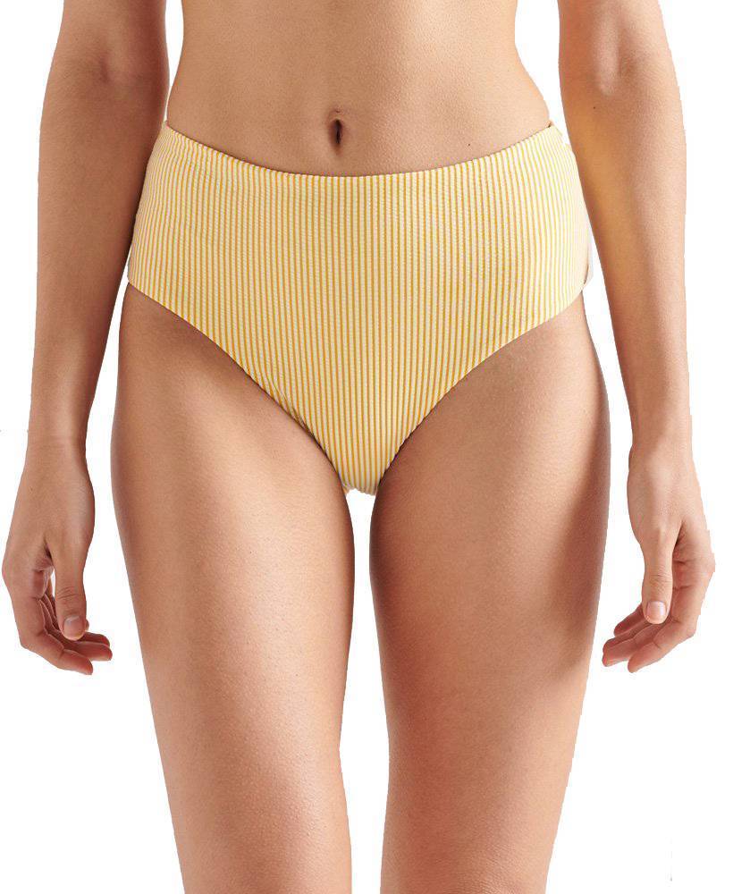SUPERDRY BIKINI BRIEF SUPERDRY HIGH WAIST W3010165A ΚΙΤΡΙΝΟ