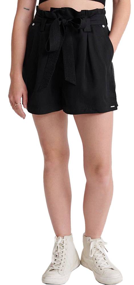 SUPERDRY ΣΟΡΤΣ SUPERDRY DESERT PAPER BAG W7110028A ΜΑΥΡΟ