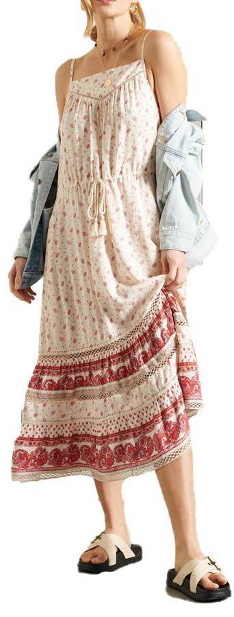 SUPERDRY ΦΟΡΕΜΑ SUPERDRY AMEERA W8010418A FLORAL ΜΠΕΖ