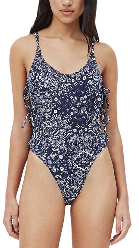 PEPE JEANS ΟΛΟΣΩΜΟ ΜΑΓΙΟ PEPE JEANS ISABELLA PLB10321 ΣΚΟΥΡΟ ΜΠΛΕ