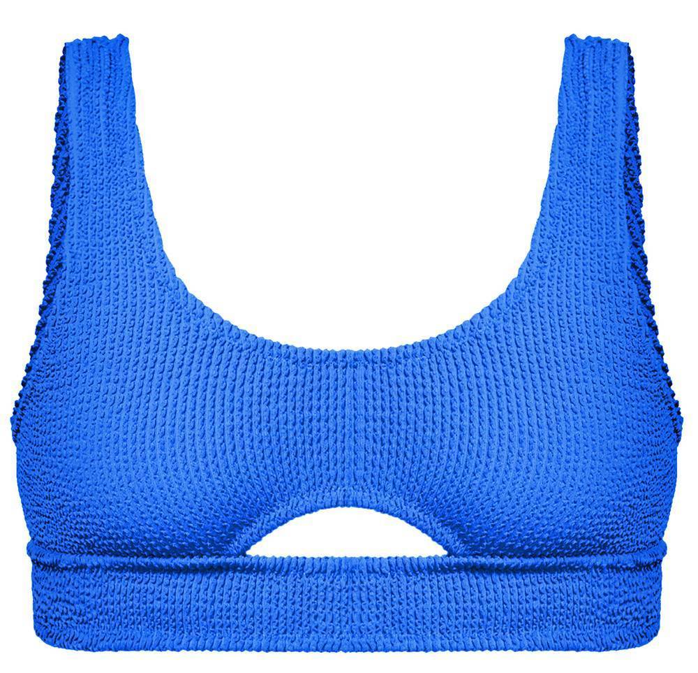 BIKINI TOP GUESS E1GJ32MC03P ΜΠΛΕ ΗΛΕΚΤΡΙΚ