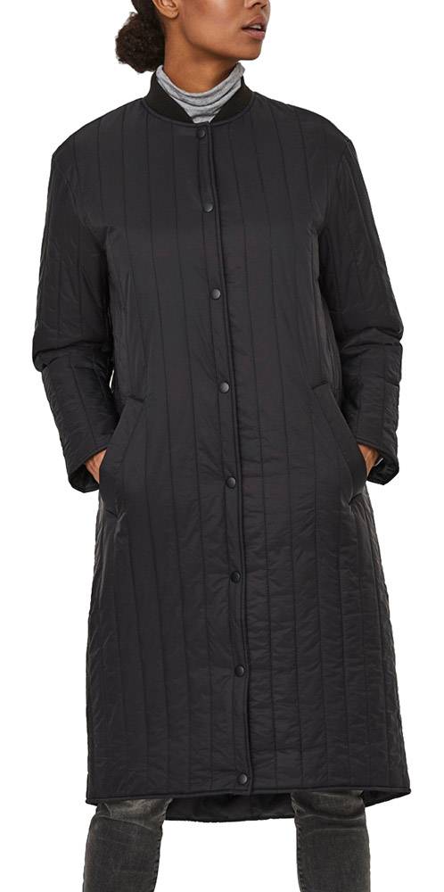 VERO MODA ΜΠΟΥΦΑΝ VERO MODA VMGIGI LONG PADDED 10247615 ΜΑΥΡΟ