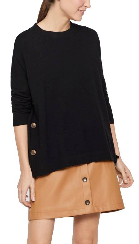 ΠΟΥΛΟΒΕΡ VERO MODA VMCHOU KARIS 10255422 ΜΑΥΡΟ