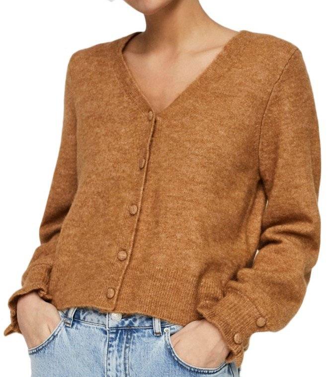 VERO MODA ΖΑΚΕΤΑ VERO MODA VMKATIE 10253270 ΚΑΦΕ ΜΕΛΑΝΖΕ