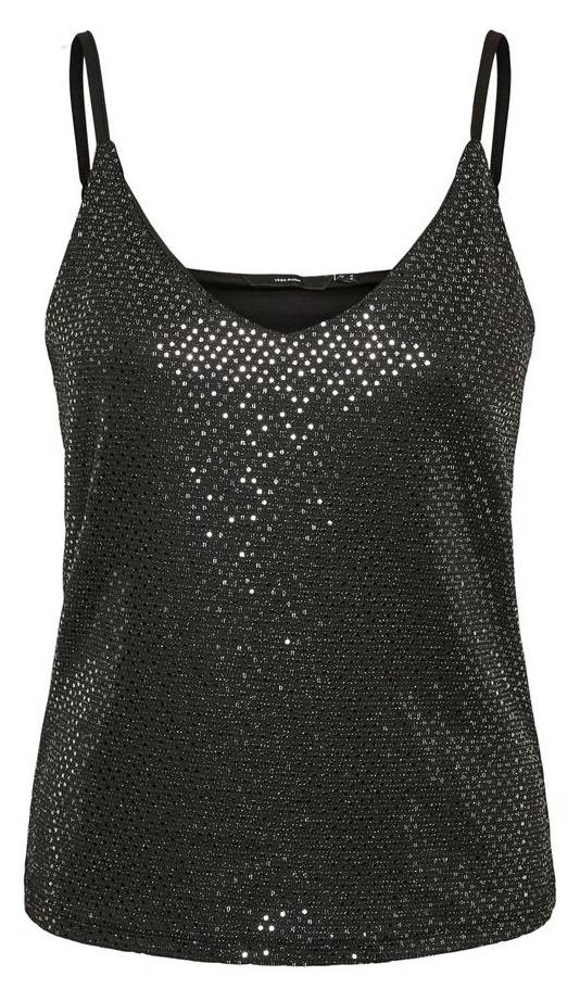 VERO MODA TOP VERO MODA VMCINDI 10256359 ΜΑΥΡΟ