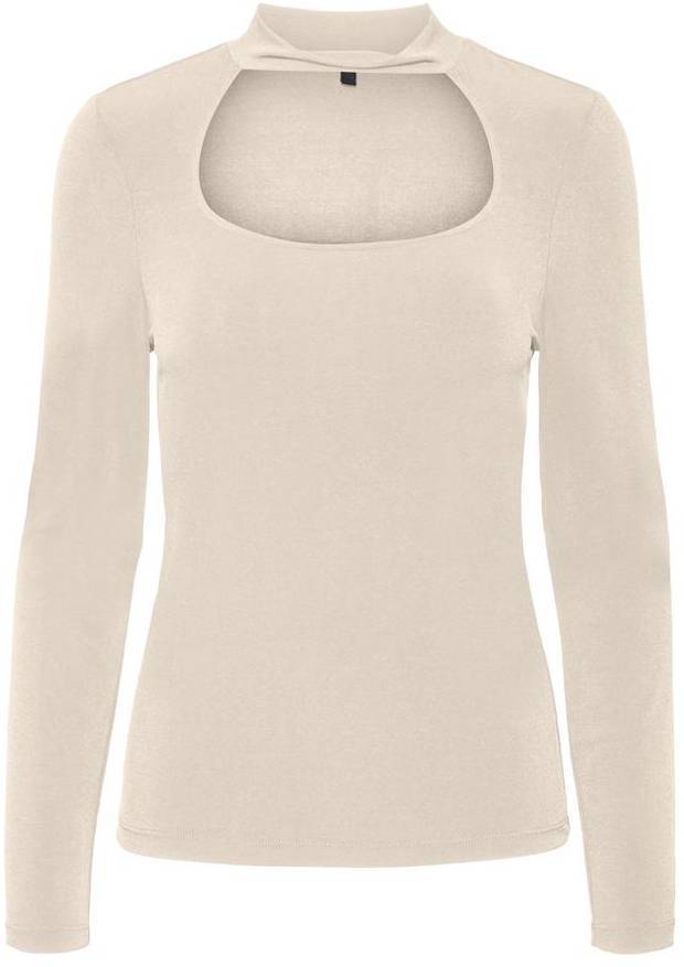ΜΠΛΟΥΖΑ ΜΑΚΡΥΜΑΝΙΚΗ VERO MODA VMCAITLIN 10257522 ΜΠΕΖ