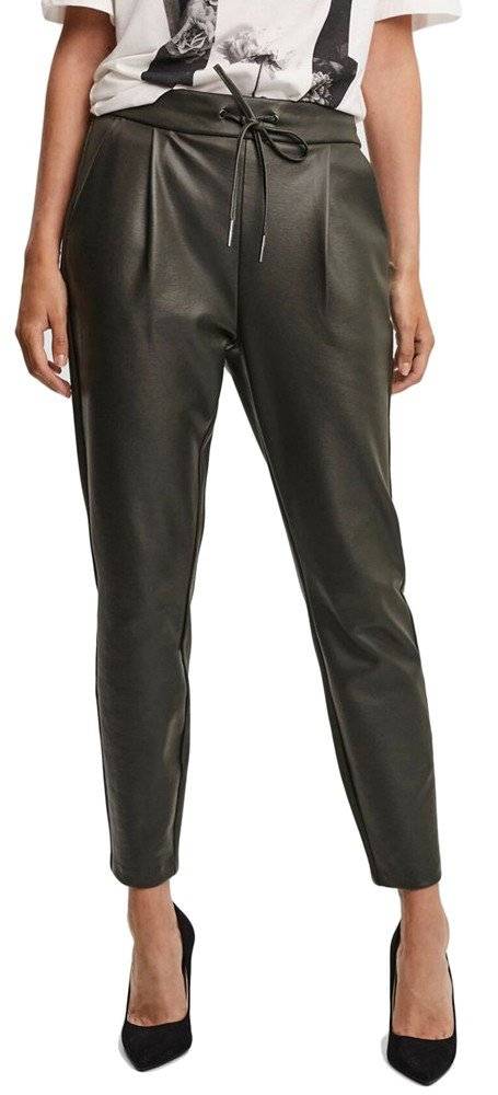 VERO MODA ΠΑΝΤΕΛΟΝΙ VERO MODA VMEVA 10205737 ΣΚΟΥΡΟ ΠΡΑΣΙΝΟ