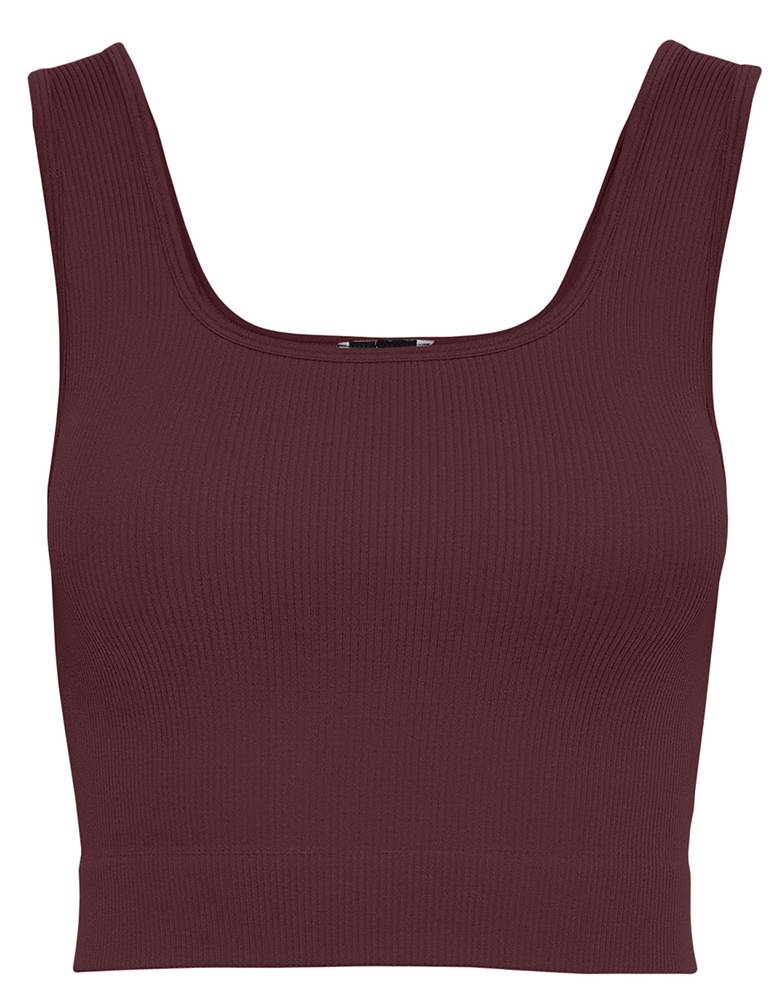 VERO MODA CROP TOP VERO MODA VMEVE 10252057 ΜΠΟΡΝΤΩ