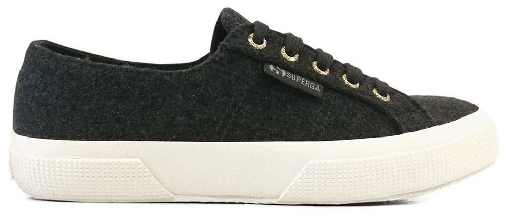 ΠΑΠΟΥΤΣΙ SUPERGA 2750-WOOL S71137W A1C ΣΚΟΥΡΟ ΓΚΡΙ