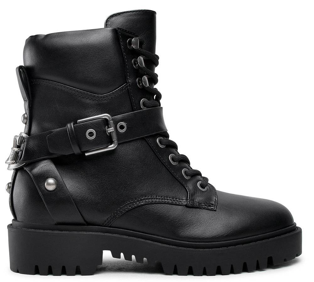 GUESS ΜΠΟΤΑΚΙ GUESS ONDINA FL8ONDLEA10 ΜΑΥΡΟ