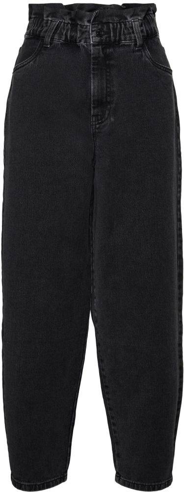 JEANS VERO MODA VMNARNI HR BARREL CARROT 10251829 ΜΑΥΡΟ