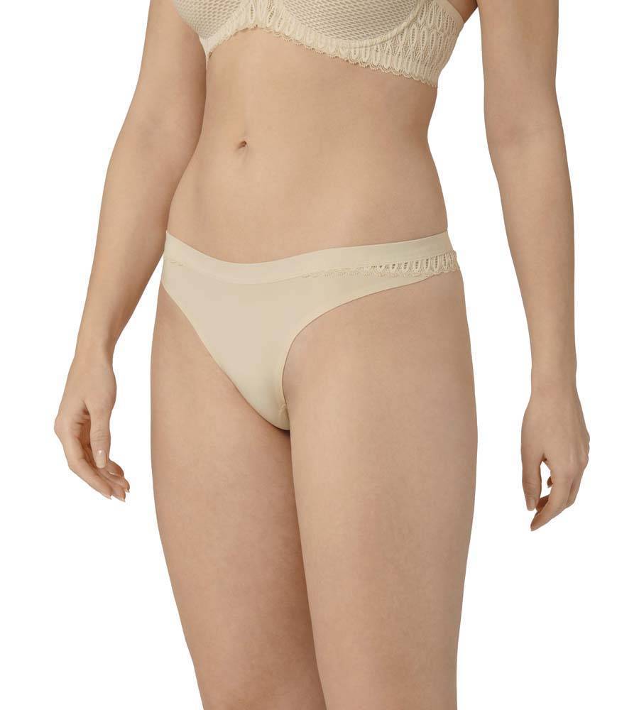 ΣΛΙΠΑΚΙ TRIUMPH AURA SPOTLIGHT HIGH LEG STRING ΜΠΕΖ