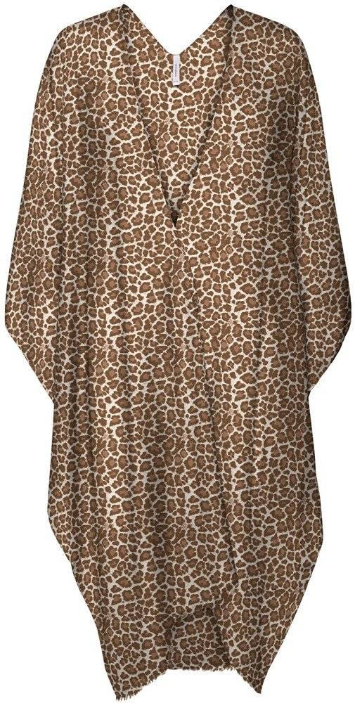 ΚΑΦΤΑΝΙ PONCHO VERO MODA VMLENA LEOPARD 10202331 ΜΠΕΖ VERO MODA