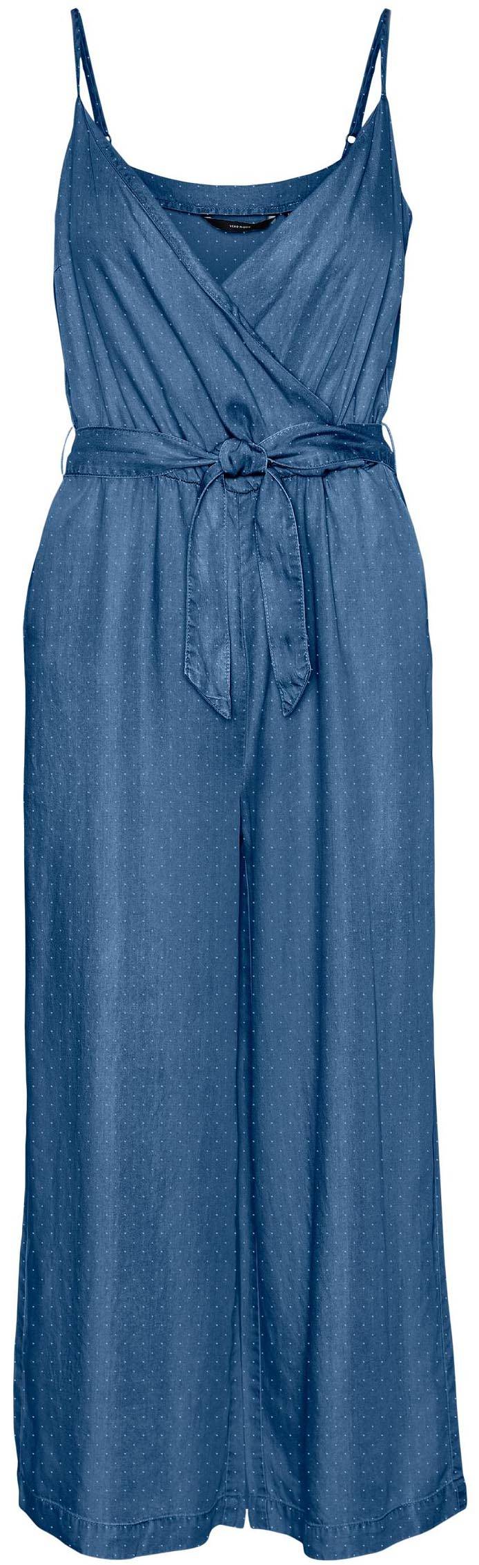 VERO MODA ΟΛΟΣΩΜΗ ΦΟΡΜΑ VERO MODA VMLILIANA CULOTTE DOTS 10260999 ΜΠΛΕ