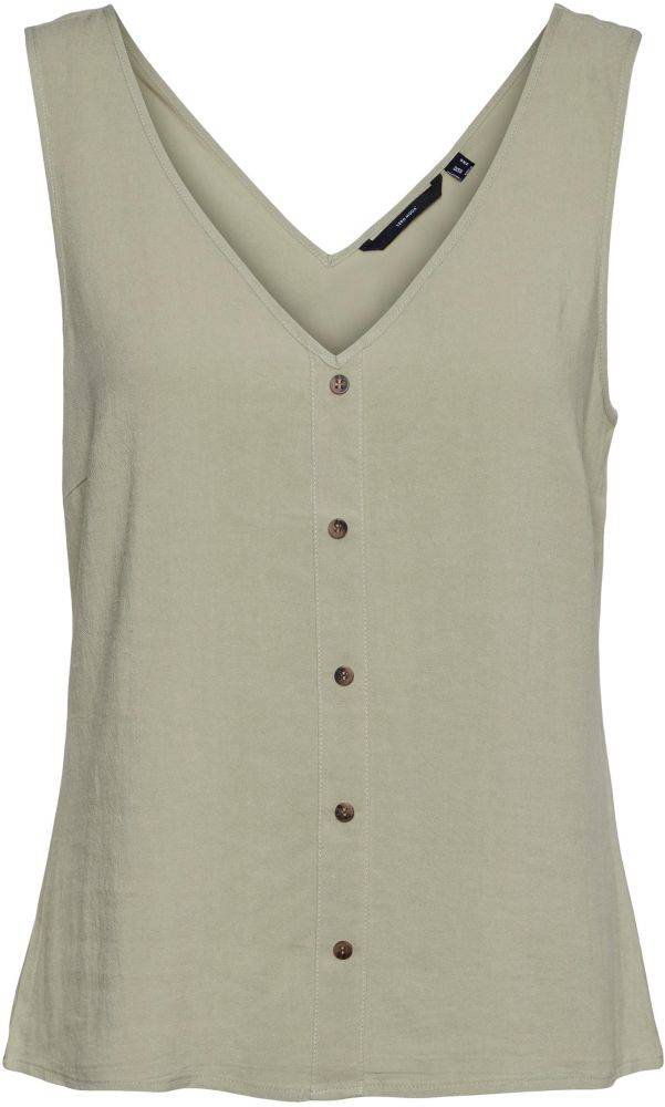 VERO MODA TOP VERO MODA VMLIA LINEN 10264494 ΑΝΟΙΧΤΟ ΠΡΑΣΙΝΟ