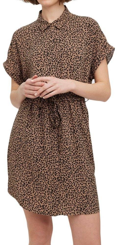 VERO MODA ΦΟΡΕΜΑ VERO MODA VMEASY 10245163 ANIMAL PRINT ΚΑΦΕ