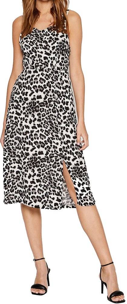 VERO MODA ΦΟΡΕΜΑ VERO MODA VMEASY STRAP 10245164 ANIMAL PRINT ΛΕΥΚΟ
