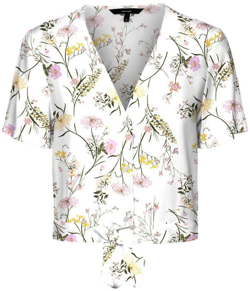 ΠΟΥΚΑΜΙΣΟ VERO MODA VMEASY 10245155 FLORAL ΛΕΥΚΟ