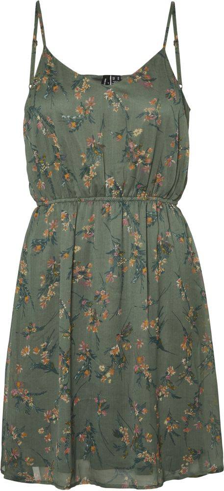 VERO MODA ΦΟΡΕΜΑ VERO MODA VMKAYA 10267629 FLORAL ΧΑΚΙ
