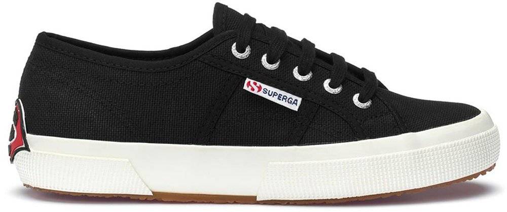 ΠΑΠΟΥΤΣΙ SUPERGA 2750-COTU MULTICOLOR LOGO S61235W ΜΑΥΡΟ