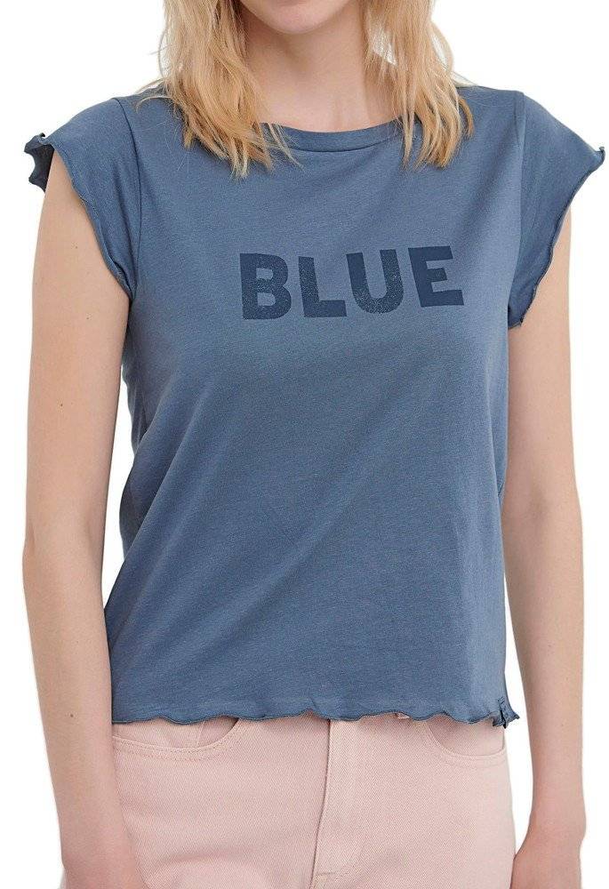 FUNKY BUDDHA T-SHIRT FUNKY BUDDHA FBL005-134-04 ΜΠΛΕ