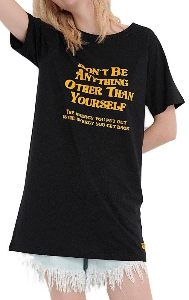 FUNKY BUDDHA T-SHIRT FUNKY BUDDHA FBL005-149-04 ΜΑΥΡΟ