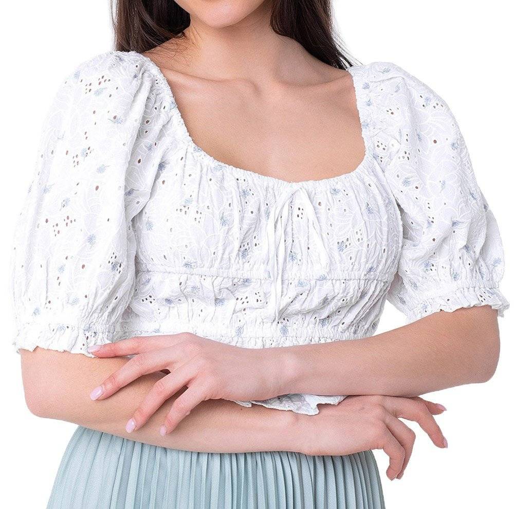 GUESS TOP GUESS LULU W2GH39WEIV0 ΛΕΥΚΟ