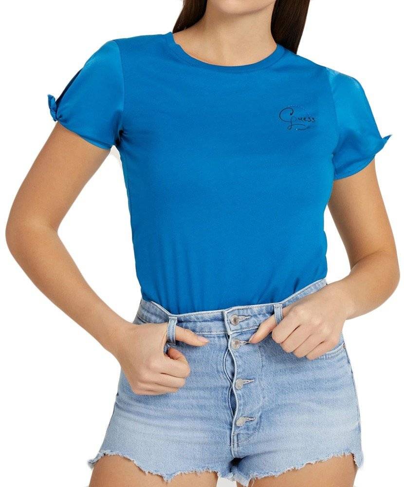 GUESS T-SHIRT GUESS GEETA W2GI11K46D1 ΜΠΛΕ