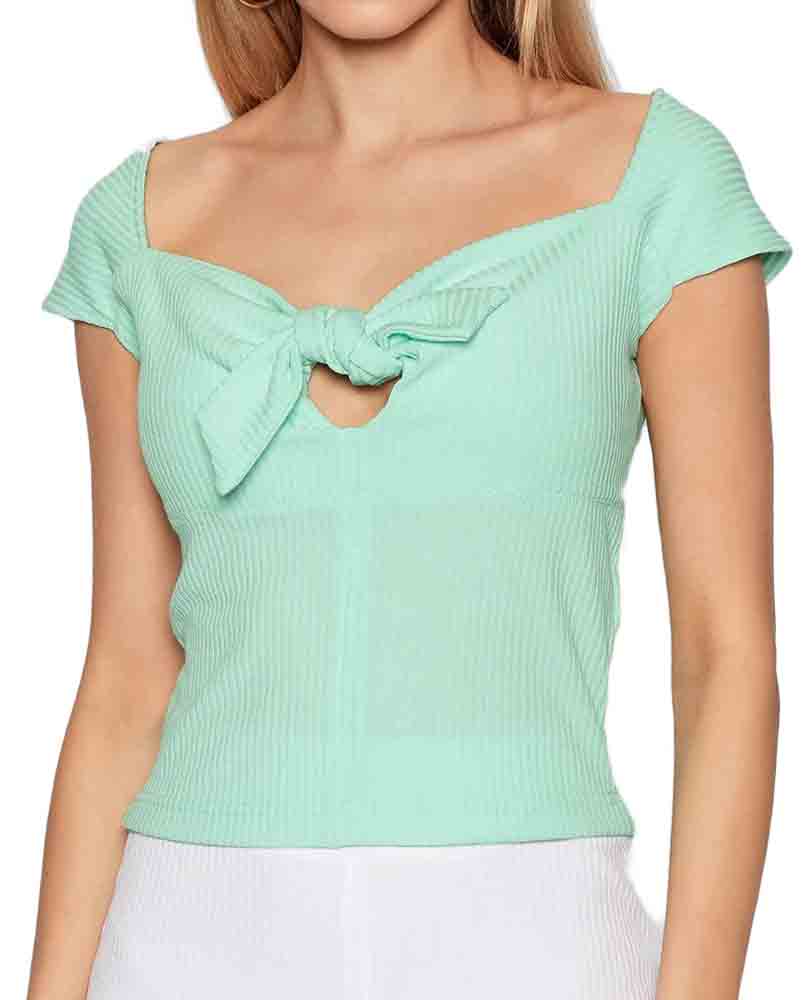 GUESS TOP GUESS VALERIANA W2GP02K86Z2 ΑΝΟΙΧΤΟ ΠΡΑΣΙΝΟ
