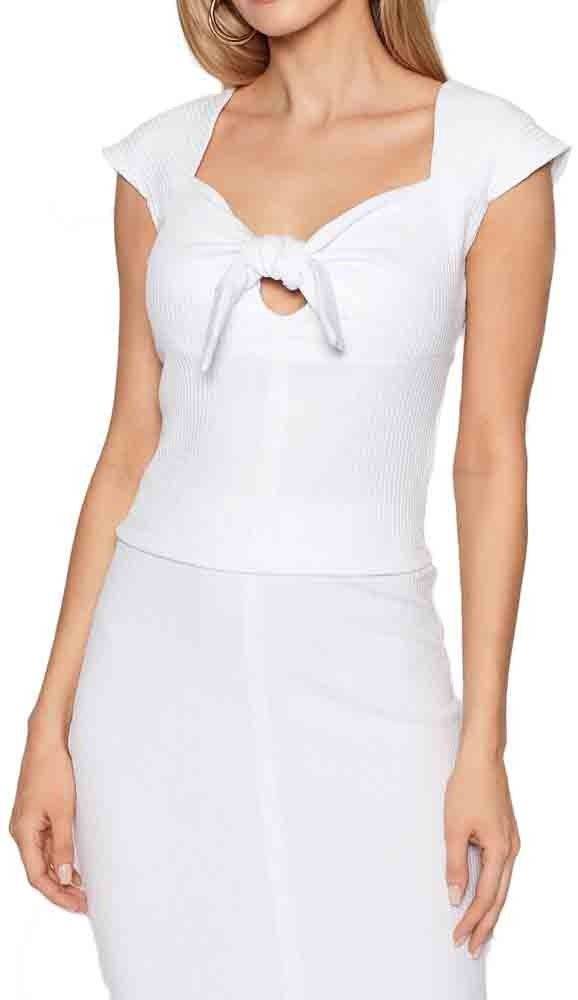 TOP GUESS VALERIANA W2GP02K86Z2 ΛΕΥΚΟ