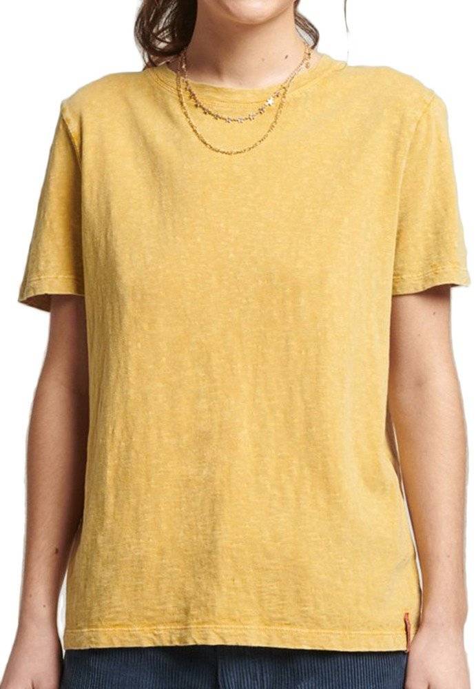 SUPERDRY T-SHIRT SUPERDRY OVIN VINTAGE SURF RANCHERO W1010852A ΜΟΥΣΤΑΡΔΙ