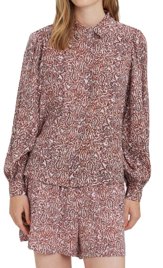 VERO MODA ΠΟΥΚΑΜΙΣΟ VERO MODA VMULRIKKE 10267880 ΣΚΟΥΡΟ ΡΟΖ