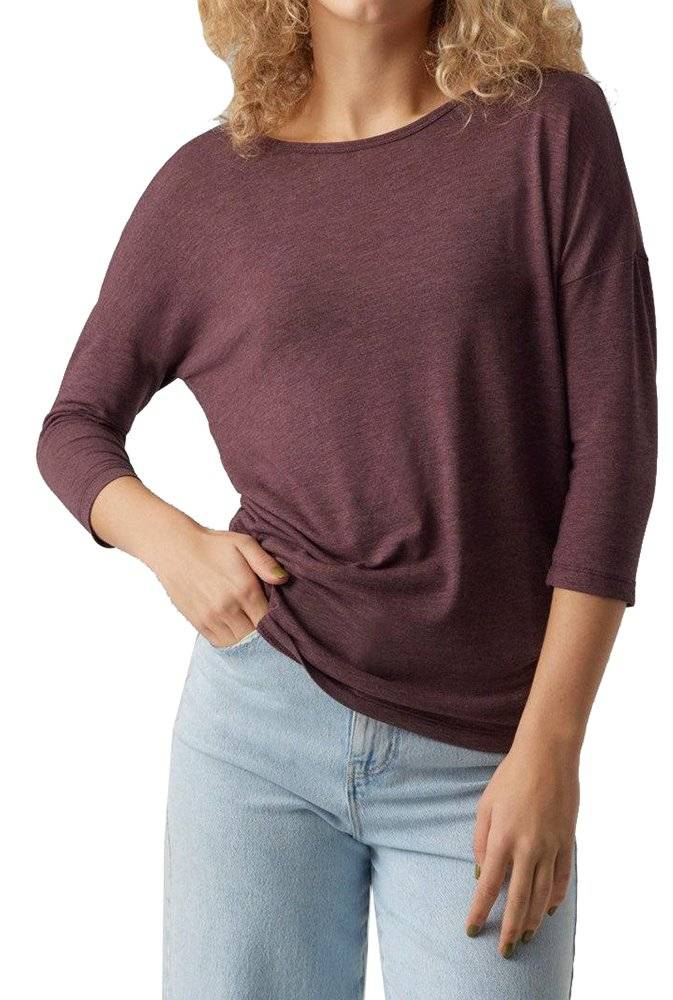 VERO MODA ΜΠΛΟΥΖΑ ΜΑΚΡΥΜΑΝΙΚΗ VERO MODA VMCARLA 3/4 10255704 ΜΠΟΡΝΤΩ