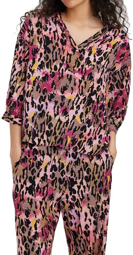 ΜΠΛΟΥΖΑ ΜΑΚΡΥΜΑΝΙΚΗ VERO MODA VMJAWI 3/4 10273224 ΜΑΥΡΟ/ΠΟΛΥΧΡΩΜΟ