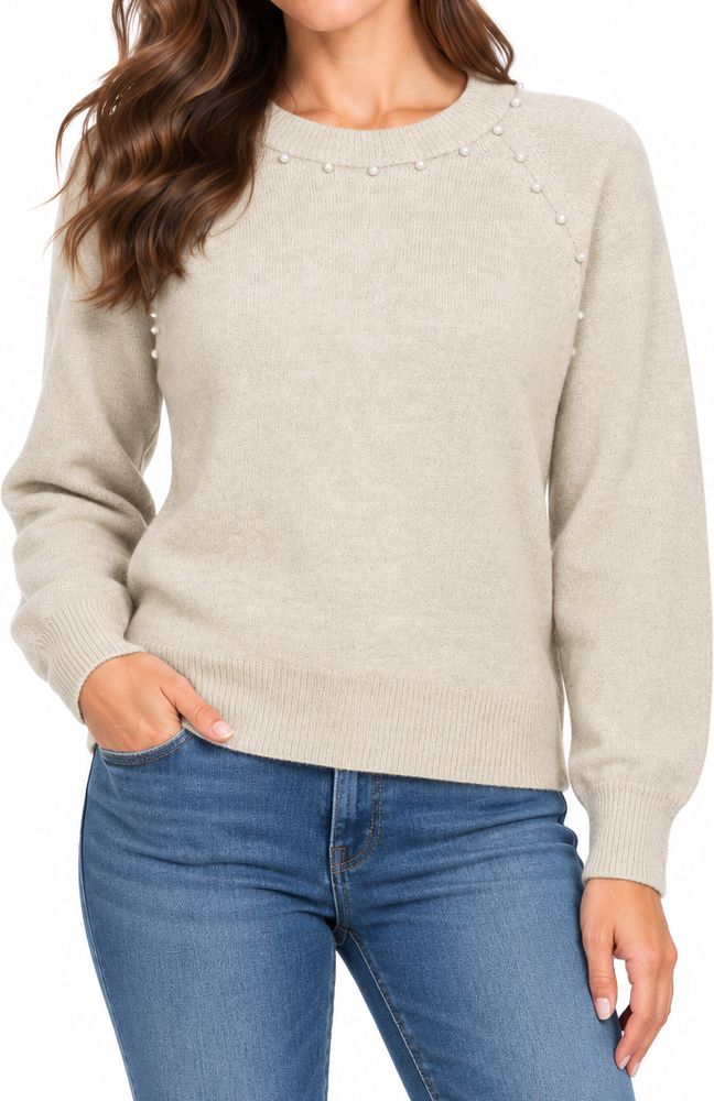 VERO MODA ΠΟΥΛΟΒΕΡ VERO MODA VMNEWPEPPYPEARL 10250914 ΜΠΕΖ ΜΕΛΑΝΖΕ