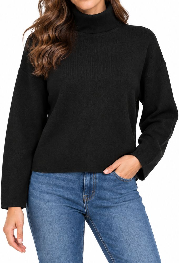 VERO MODA ΠΟΥΛΟΒΕΡ VERO MODA VMGOLD 10271181 ΜΑΥΡΟ
