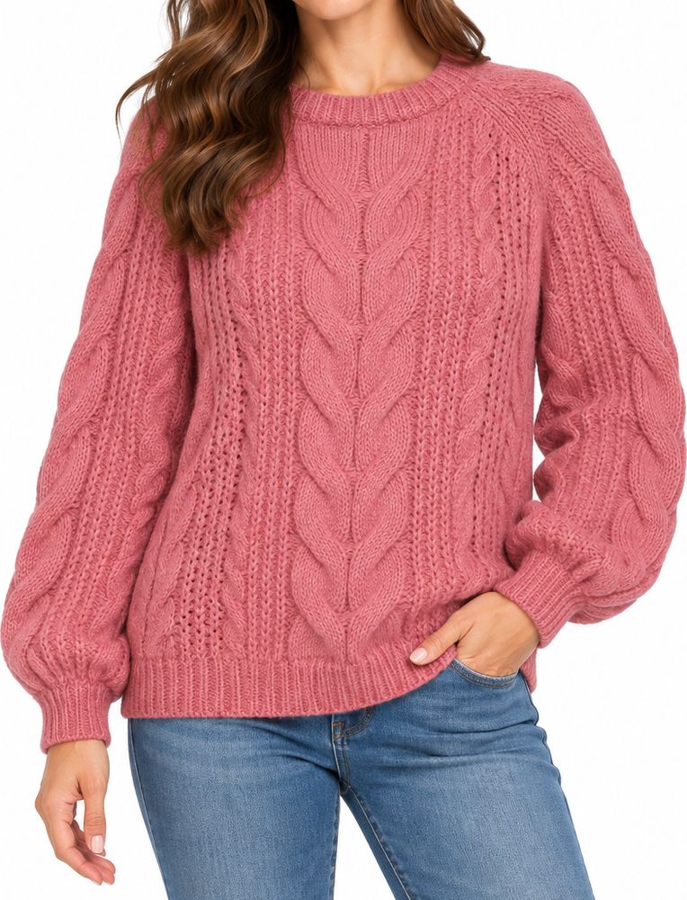 VERO MODA ΠΟΥΛΟΒΕΡ VERO MODA VMWINE 10271666 ΡΟΖ ΜΕΛΑΝΖΕ