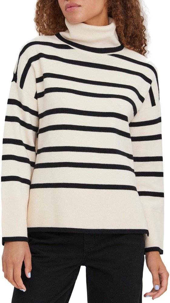 VERO MODA ΠΟΥΛΟΒΕΡ VERO MODA VMSABA STRIPES 10272469 ΜΠΕΖ