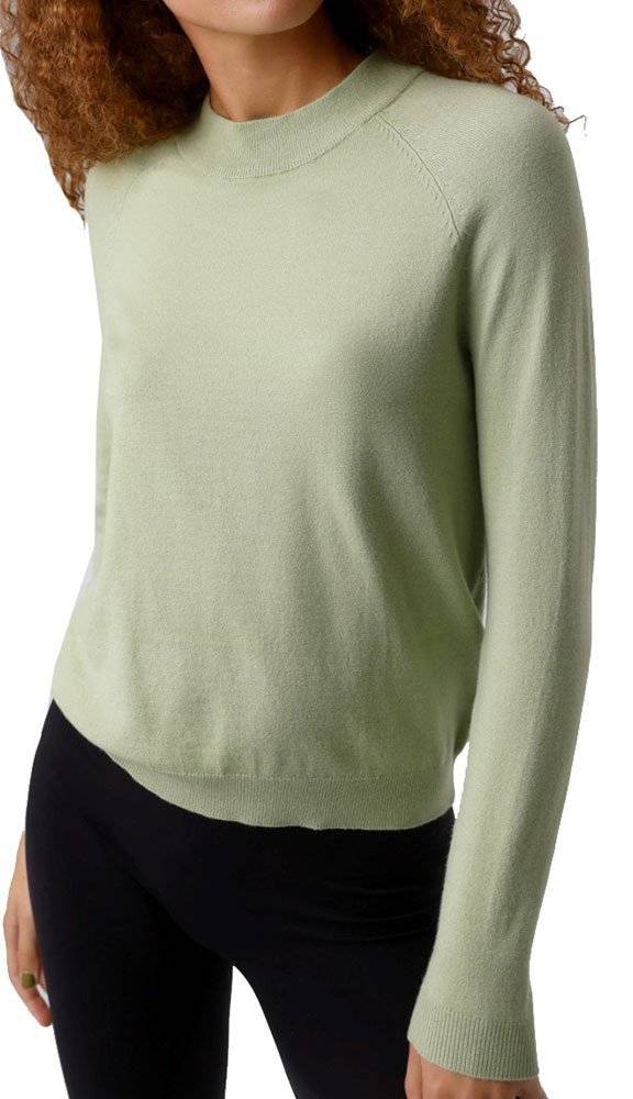VERO MODA ΠΟΥΛΟΒΕΡ VERO MODA VMHAPPINESS 10254068 ΑΝΟΙΧΤΟ ΠΡΑΣΙΝΟ