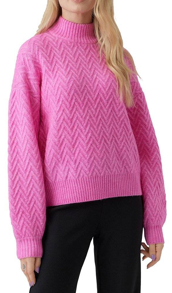 VERO MODA ΠΟΥΛΟΒΕΡ VERO MODA VMELLANEW 10277464 ΡΟΖ