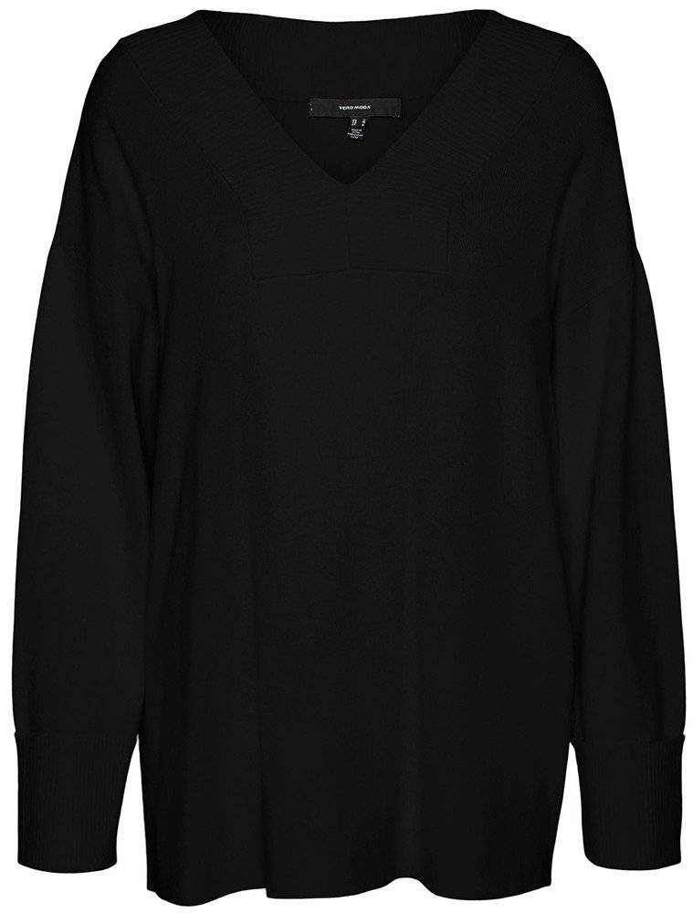 VERO MODA ΠΟΥΛΟΒΕΡ VERO MODA VMNANCY 10274382 ΜΑΥΡΟ