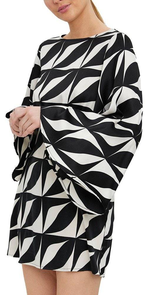 VERO MODA ΦΟΡΕΜΑ VERO MODA VMKYPRA 10276317 ΜΑΥΡΟ/ΛΕΥΚΟ