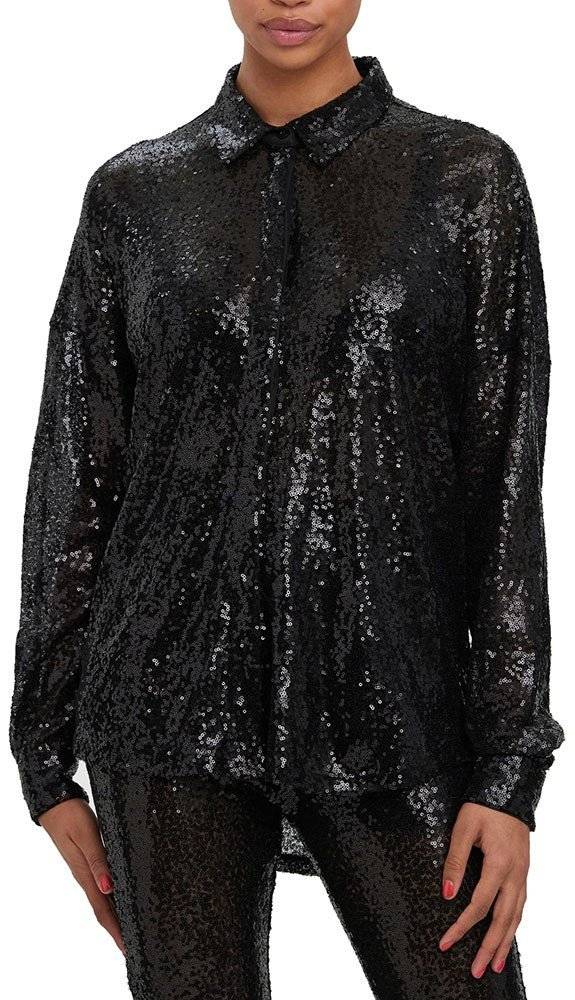 VERO MODA ΠΟΥΚΑΜΙΣΟ VERO MODA VMKAJE 10278169 ΜΑΥΡΟ