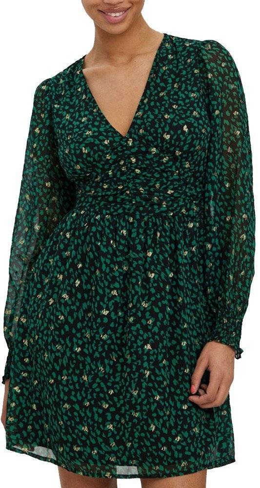 VERO MODA ΦΟΡΕΜΑ VERO MODA VMNINI 10279224 ΣΚΟΥΡΟ ΠΡΑΣΙΝΟ